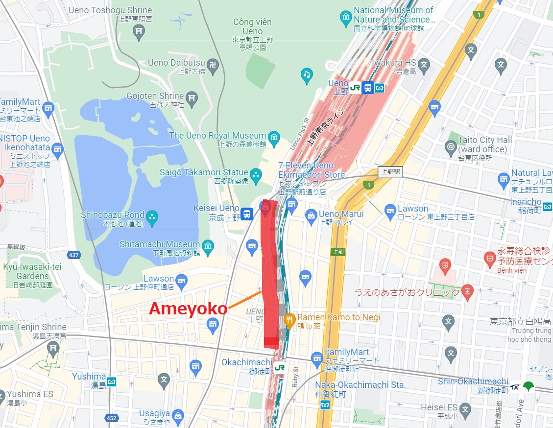東京アメ横地図 – 上野アメ横商店街 地図 : 上野アメ横商店街公式サイト – SLEK
